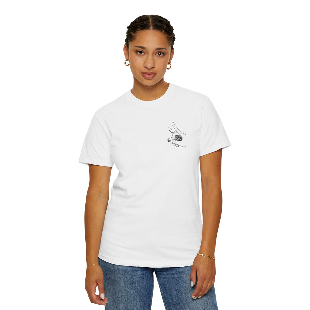 AKI HAYAKAWA DESING UNISEX GARMENT-DYED T-SHIRT