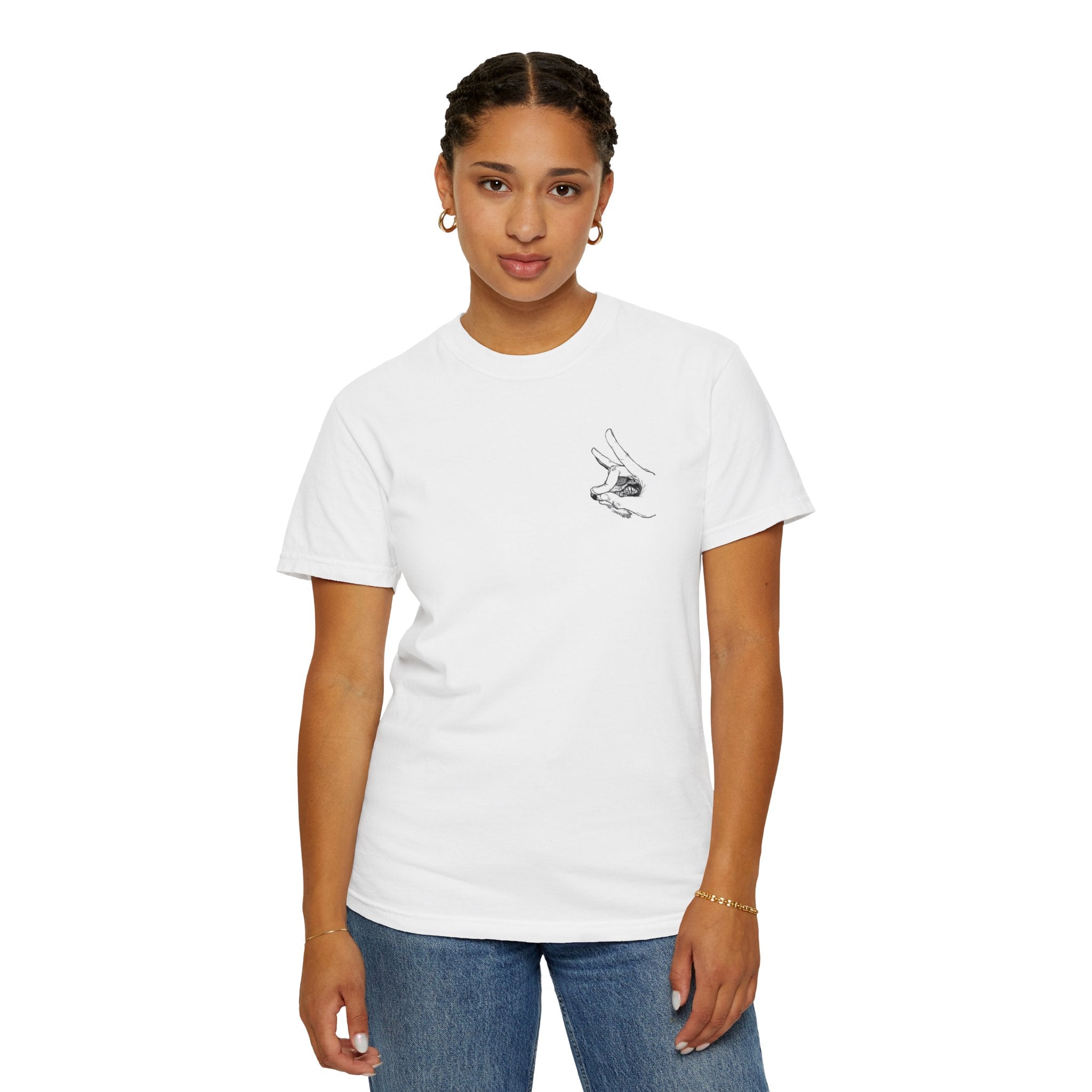 AKI HAYAKAWA DESING UNISEX GARMENT-DYED T-SHIRT