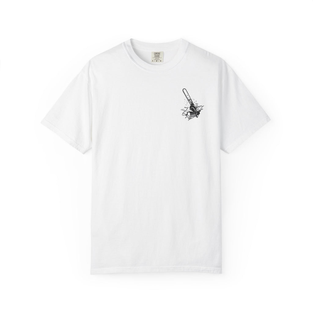 DENJI DESING UNISEX GARMET-DYED T-SHIRT
