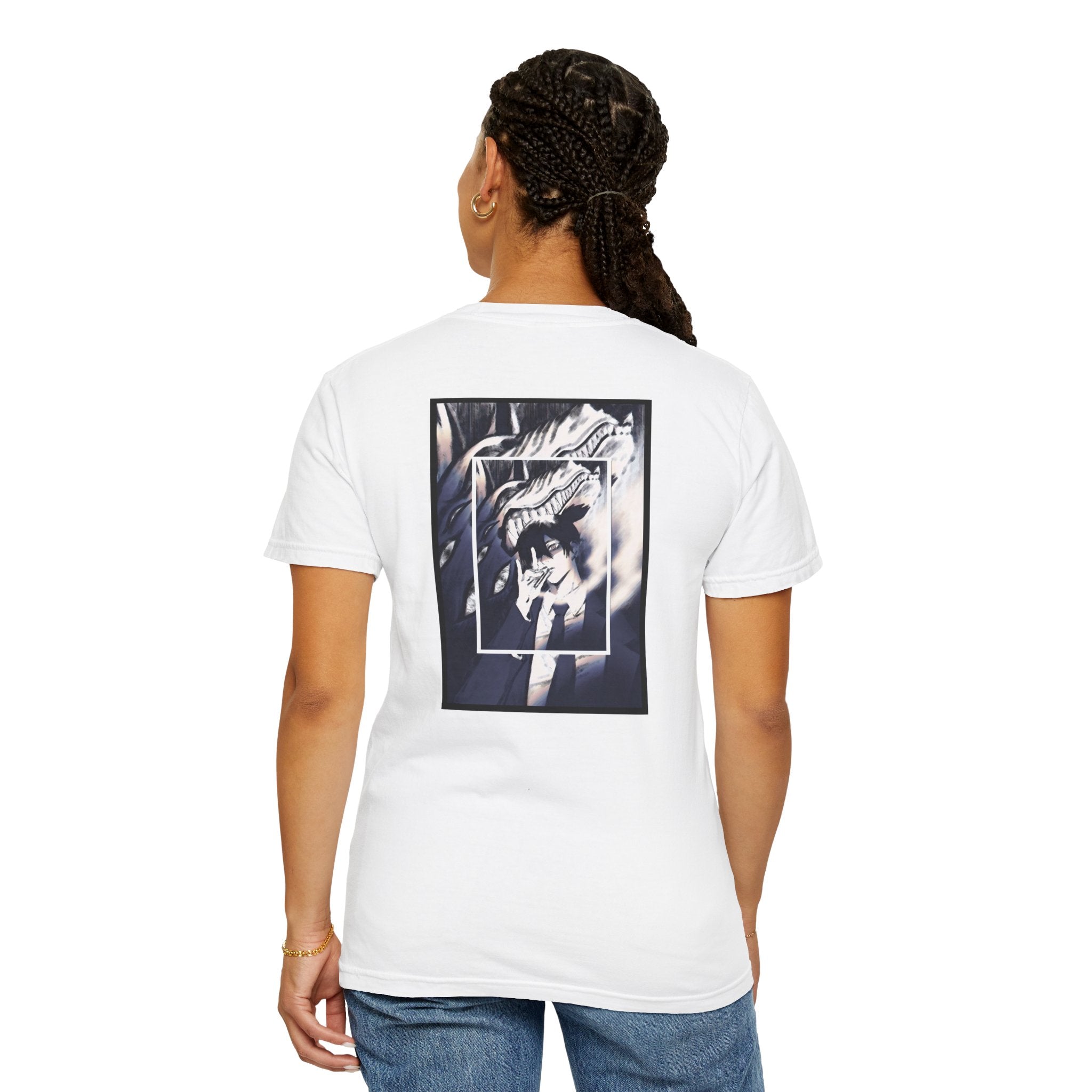 AKI HAYAKAWA DESING UNISEX GARMENT-DYED T-SHIRT