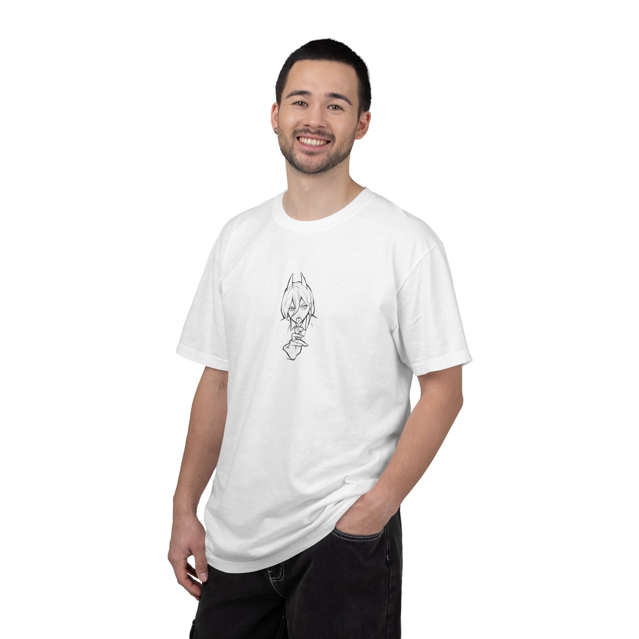 POWER CHAINSAW-MAN DESIGN Unisex Garment-Dyed T-shirt