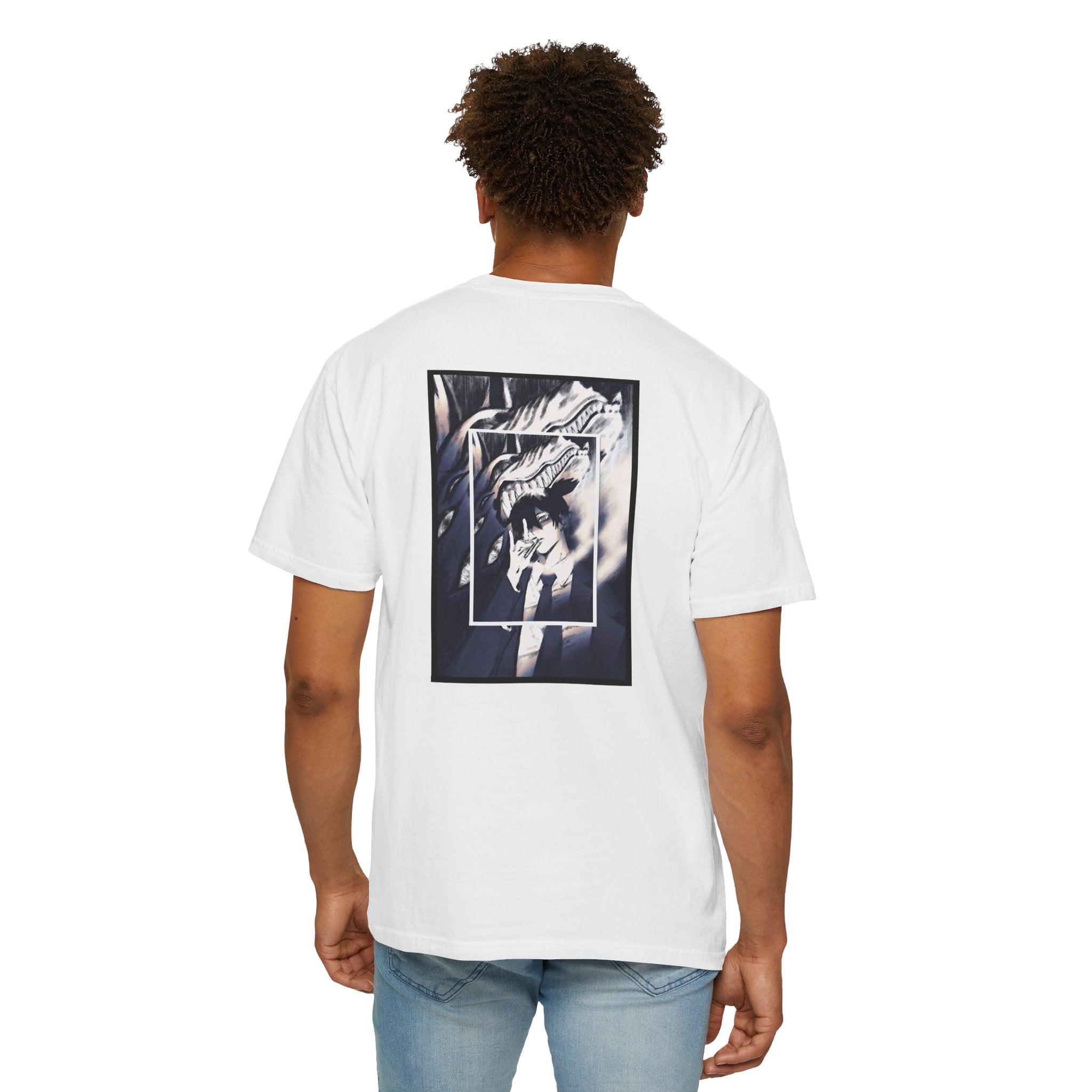 AKI HAYAKAWA DESING UNISEX GARMENT-DYED T-SHIRT