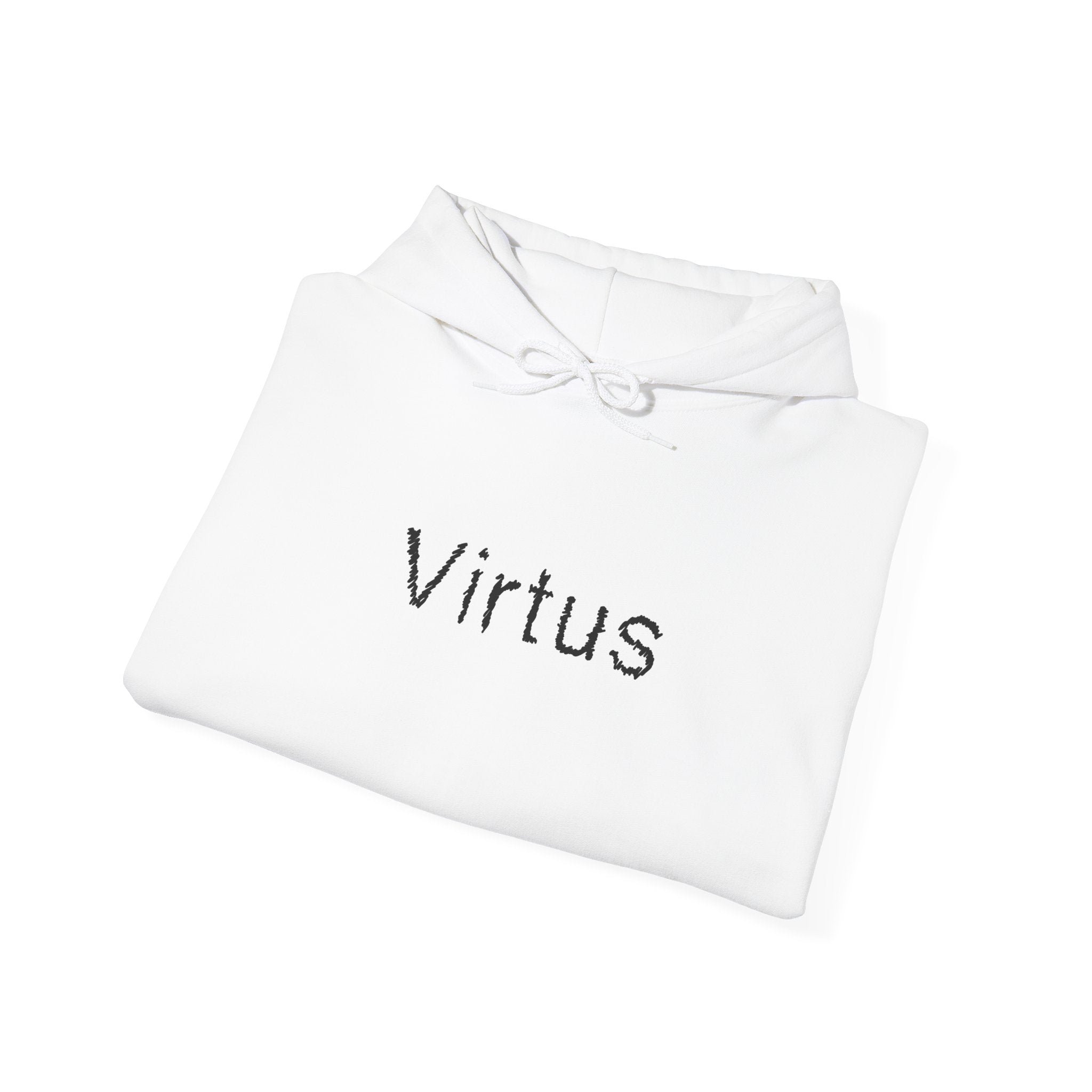 VIRTUS ORIGINAL BEING AVERAGE DESING UNISEX HEAVY BLEND™ HOODED SWEATSHIRT