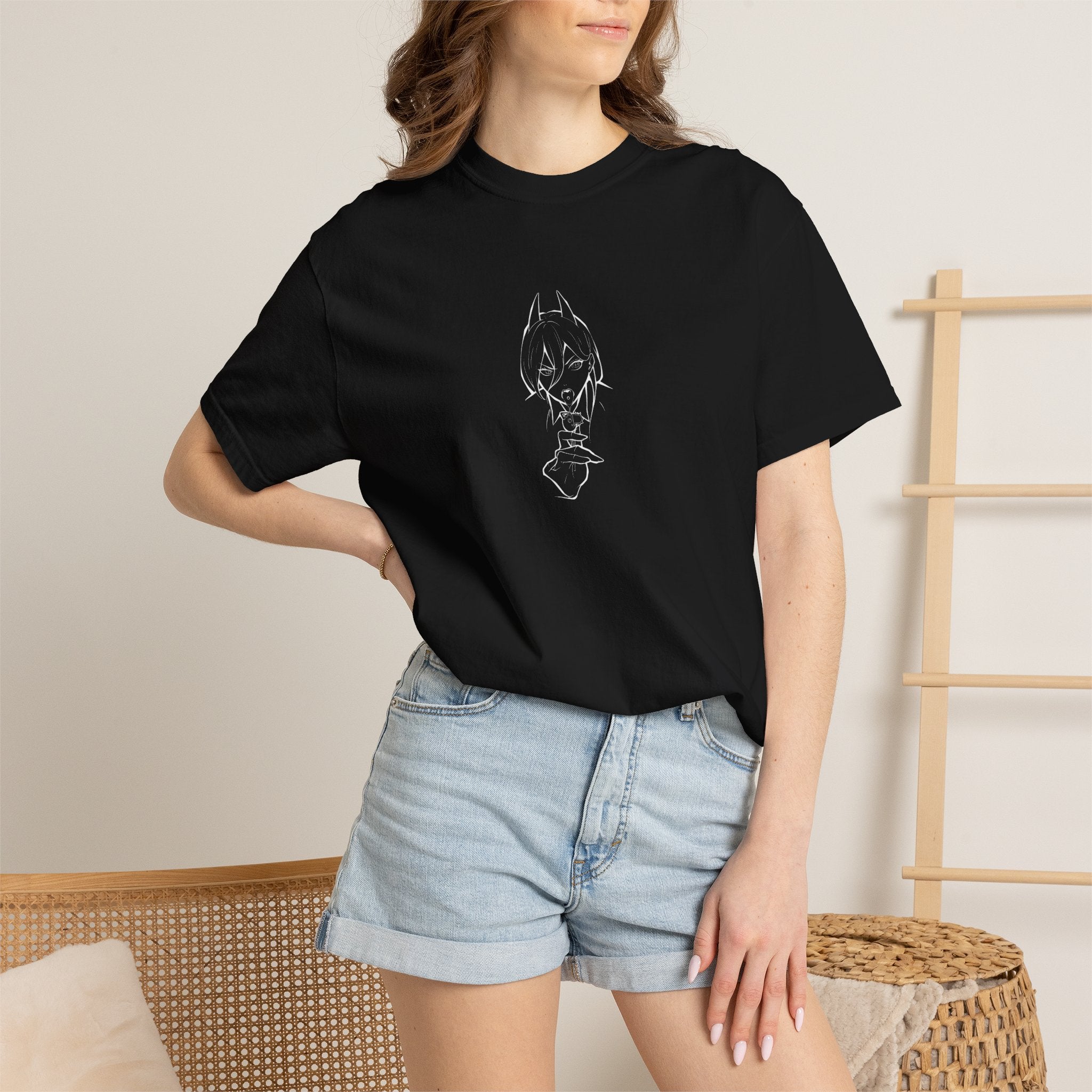 POWER CHAINSAW-MAN DESIGN Unisex Garment-Dyed T-shirt