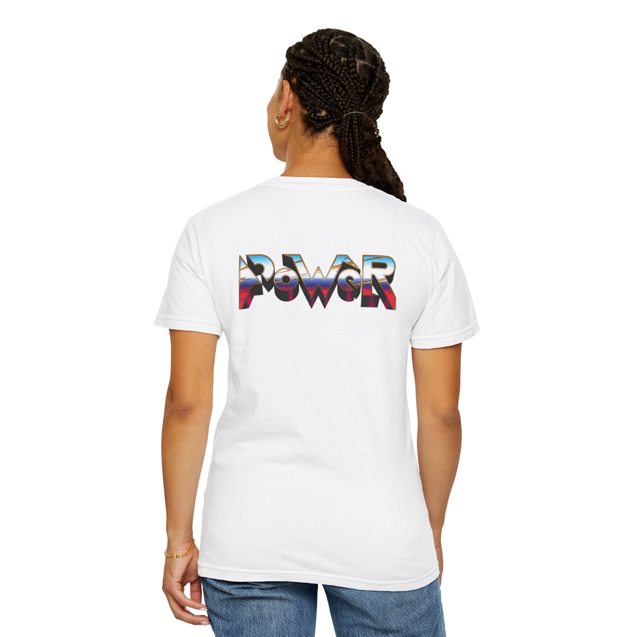 POWER CHAINSAW-MAN DESIGN Unisex Garment-Dyed T-shirt