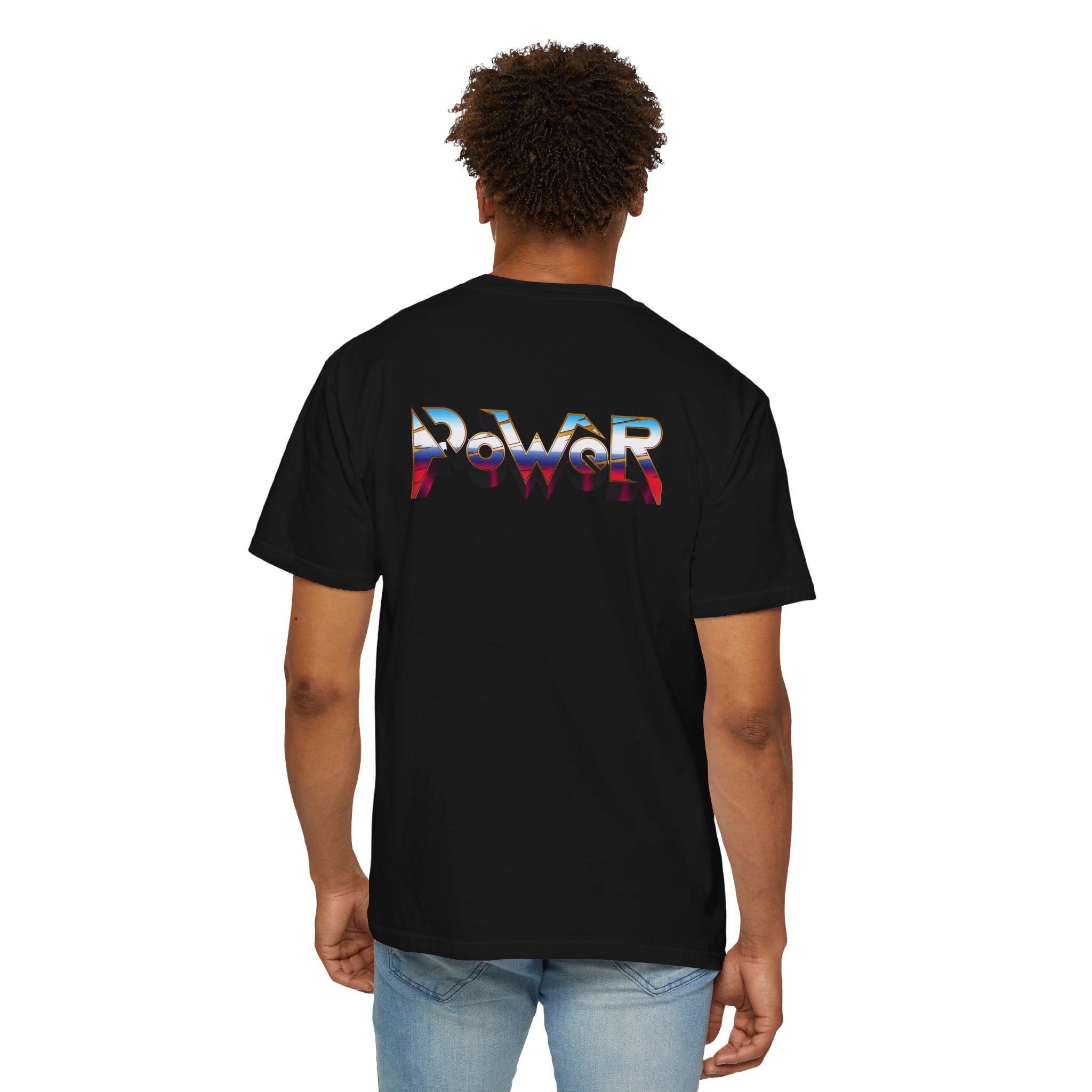 POWER CHAINSAW-MAN DESIGN Unisex Garment-Dyed T-shirt